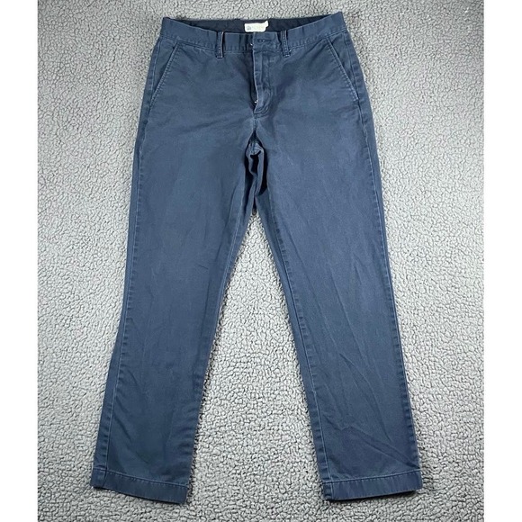 J.Crew Other - J.Crew Mens 31x30 Navy Blue 100% Cotton Straight‎ Leg Chino Pants